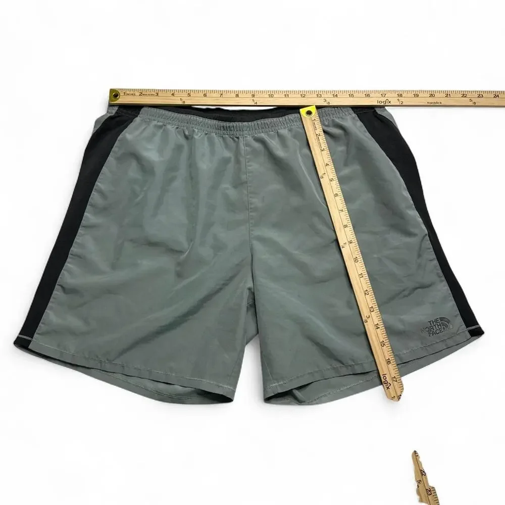 The North Face FlashDry Running Shorts Gray Black Men’s Large